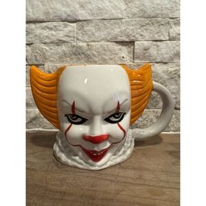 IT Pennywise 3D Sculpted Ceramic Coffee Mug, Tea Mug Clown Coffee Mug 20 Ounces